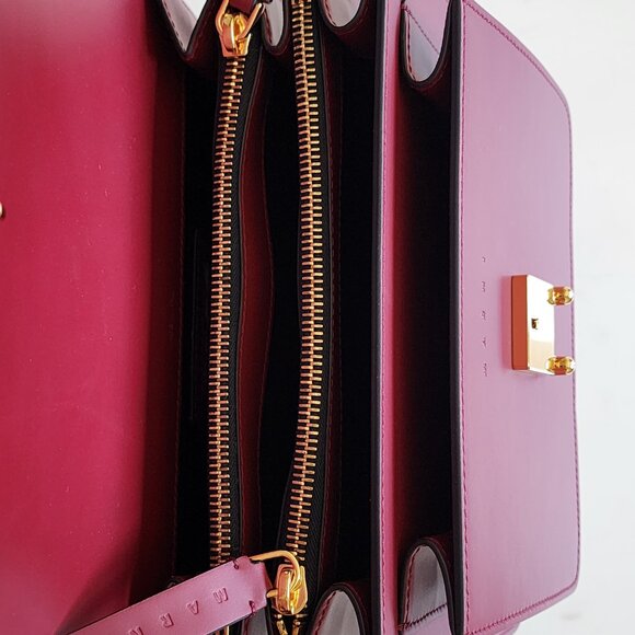 NWT-MARNI TRUNK BAG CALF SKIN MEDIUM โค๏ธ(#202) - Picture 11 of 12